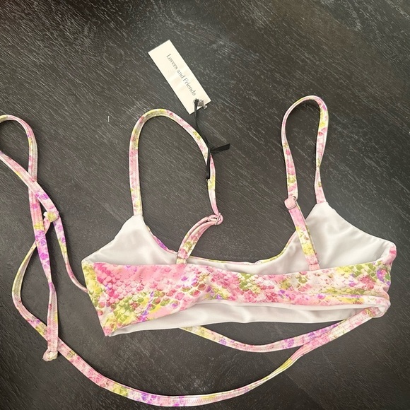 Lovers And Friends See Ya Swim Bikini Top in Psychedelic‎ Snake Sz XXS - Picture 4 of 5
